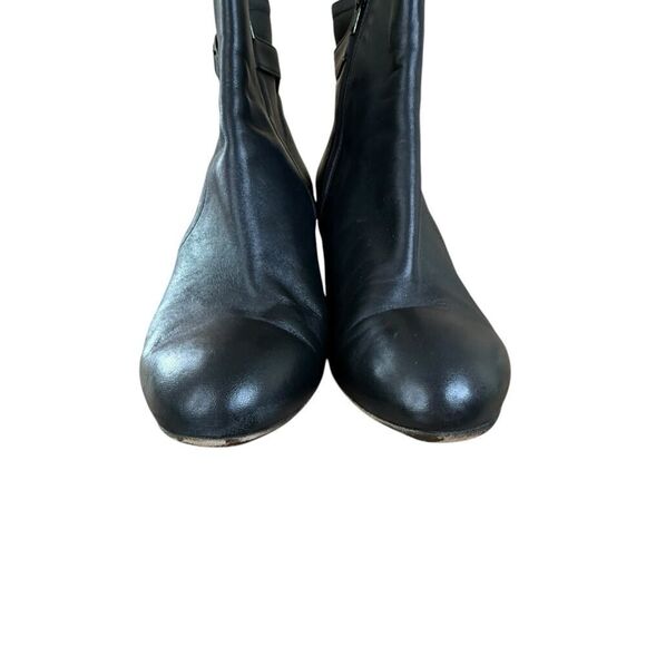 AGL Attilio Giusti Leombruni Black Leather Ankle Boots Size 39 (US 9) - Picture 7 of 13